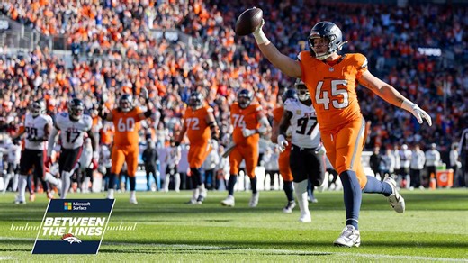 Steve Atwater breaks down Nate Adkins' touchdown vs. Falcons | Between the Lines