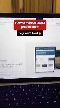How to think of UX/UI project ideas - Beginner Tutorial 🔥 #uxdesign #uxportfolio