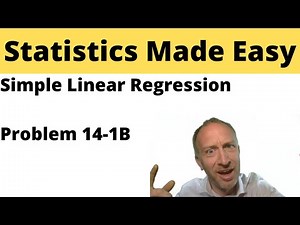 Statistics Module 14 - Simple Linear Regression - Problem 14-1Ba