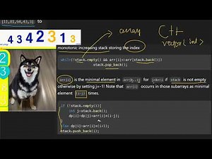 C++ python DP動態規劃與monotonic stack單調堆疊解Leetcode 907 Sum of Subarray Minimums