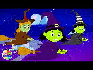 Flying Witches | Witches Song For Kids | Halloween Songs for Children | Kids Tv Spooky Cartoons
