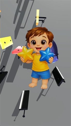 Ring Ring Little Bell -B2- Music Marble #marblemusicshorts #shortsfeed