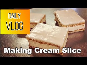 Cream Slice How to make Recipe | demo at bakery