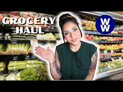 BIG WW GROCERY HAUL FOR WEIGHT LOSS - NEW FOODS & WEIGHT WATCHERS POINTS INCLUDED!