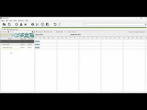 Gantt Project tutorial for beginners: How to create a new task and category on Gantt Chart