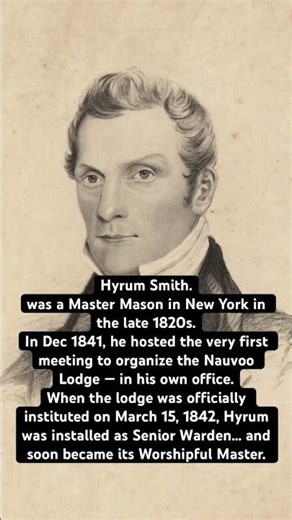 Hyrum Smith: The Man Who Built Nauvoo’s Secret Masonic Empire | Mormon History