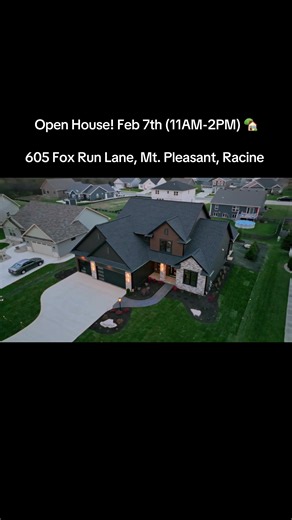We're beyond excited to welcome you to our New Model Home, The Aspen! Our grand opening will be on February 7th, 11AM - 2PM. Save the date & invite your friends! Address: 605 Fox Run Lane, Mt. Pleasant, Racine #wisconsin #realestate #construction #openhouse #trinityhomeswi