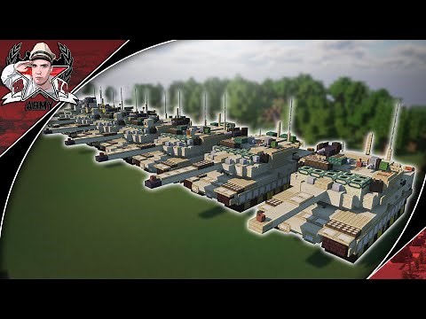 Minecraft: Modern M1 "Abrams" + Variants | Main Battle Tank Tutorial