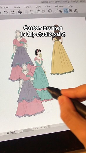 PPSJ on Instagram: "# How to make custom brushes✨ in Clip studio paint 🕺🏼 #clipstudiopaint"