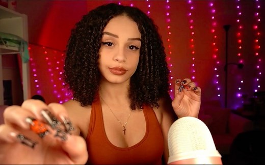 【Somiii_助眠】触发｜ASMR轻语漫谈与皮肤摩擦、指甲的声音、手的声音、手的动作、锁骨敲击+( 1920 X 1080 60fps )