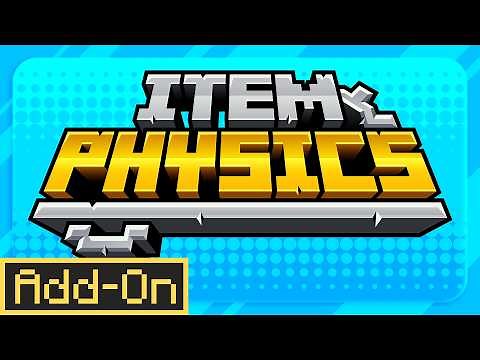 ITEM PHYSICS & MORE ADDON Brings Realism To Your Minecraft Survival Worlds!