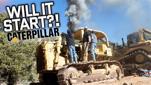 An abandoned CAT dozer in the mountains gets claimed and tested