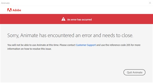Troubleshooting Error 205 Across All Adobe Creative Cloud Applications