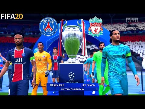 FIFA 20 | PSG vs Liverpool - Naymar vs Van Dijk - UCL Final Full Match & Gameplay