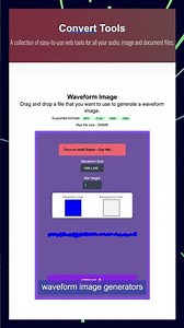 Our handy site RouteNote Convert is always expanding! Adjust your audio, images, documents and more.