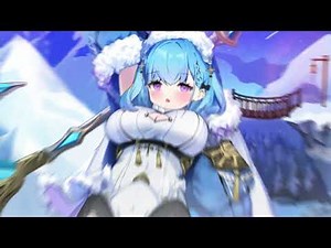 【モンスター娘TD】フロストジャイアント娘ナルケパフネ ASMR動画