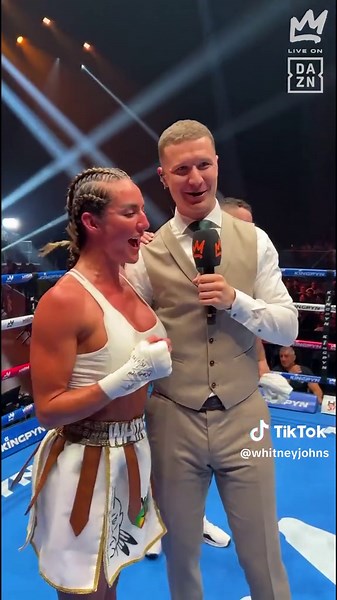Lets Go Dublin! For the WIN! @DAZN @Kingpyn Boxing #kingpynboxing #teamfitwithwhit #boxing🥊 #winner