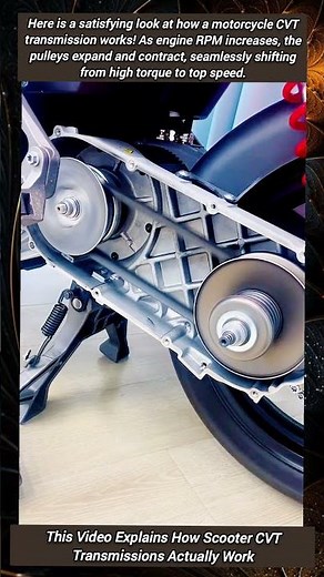 This Video Explains How Scooter CVT Transmissions Actually Work. #CVTTransmission #HowItWorks