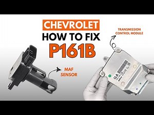 Fixing P161B Engine Error Code in Chevrolet : Battery Disconnect / TCM Internal