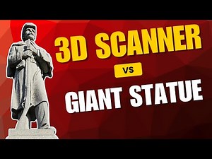 We Scanned a 25ft Statue with the Revopoint Miraco! | 3D Scan to Trophy (Kiri Engine Test)