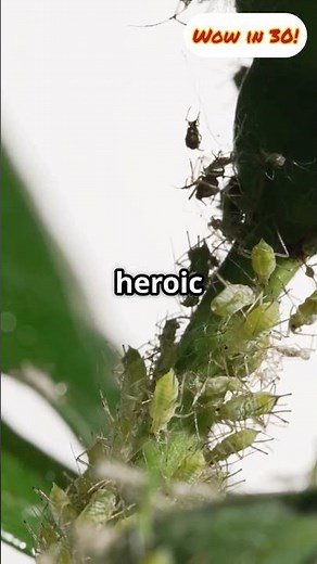 Pea Aphids: The Tiny Heroes That Go Boom! #facts #nature #animals #shorts #fun #didyouknow #wow #yt