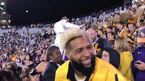 92K views · 475 shares | OBJ taking his dance moves from the field to the stands  | LSU Football | Facebook