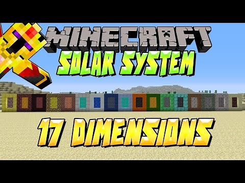 [FR]-17 DIMENSIONS !!! - SOLAR SYSTEM -Présentation de mods-[Minecraft 1.7.10]