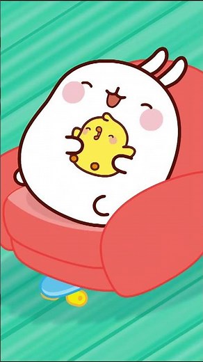Wild Ride 💺🛹 Molang #Shorts