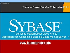 Tutorial de PowerBuilder Basico: Video 22 - Aplicacion con Conexion a Base de Datos