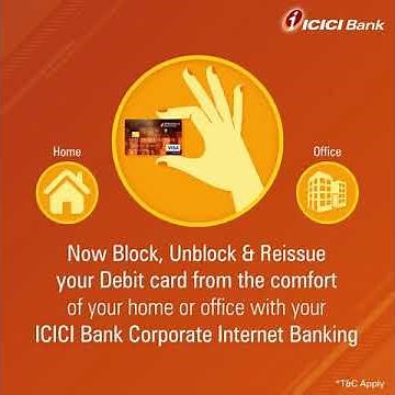 How to Block/Unblock or re-issues Debit Card Online with Corporate Internet Banking?