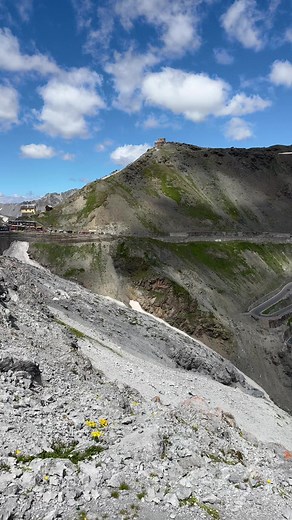 Winding Mountain Road Through Scenic Landscape