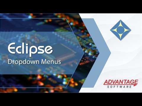 Eclipse - Dropdown Menus