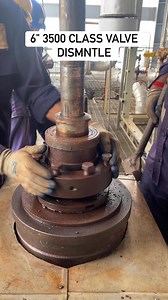 Inside the Power: 6'' Motor Operated Valve Dismantle Revealed! #MotorOperatedValve #ValveMaintenance #PowerPlantLife #EngineeringWorks @topfans | Power Plant Team