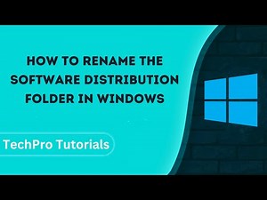 How to Rename the Software Distribution Folder in Windows