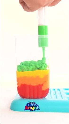 🍦🎵 Yummy Popsicles Song! 🍭 Little Angel Nursery Rhymes for Kids #Shorts