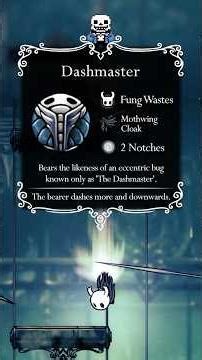 Charm Showcase: Dashmaster | Hollow Knight Lore #shorts