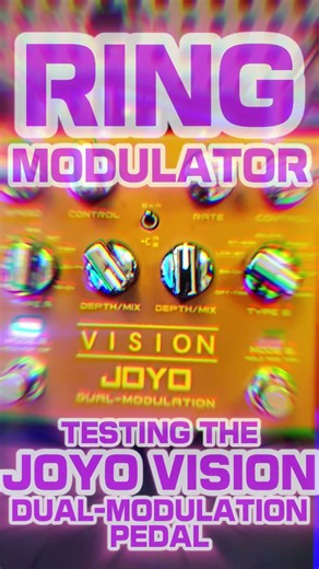 RING MODULATION! | JOYO R-09 VISION ✨ #ambient #experimental #modulation #pedalboard #phaser #budget