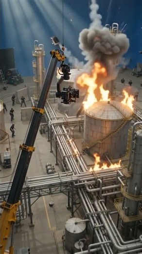 Oil Refinery Explosion — Hollywood Miniature VFX Behind the Scenes