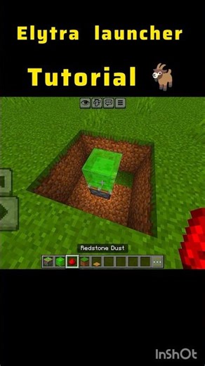 Elytra launcher tutorial 🐐 #minecraft