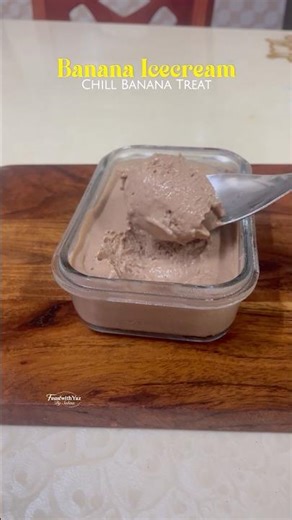 Creamy, sweet & super refreshing 🍌🍦 Make this 2 ingredient Banana Ice Cream now!