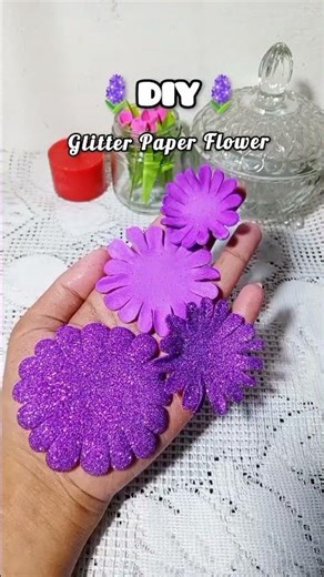 DIY Paper Flower Making🌸|#FlowerMaking #HandmadeFlower #diy #craft
