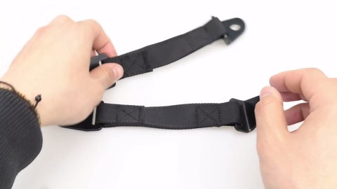 Door Limiter Straps Fits for Can Am Maverick X 2017 2018 2019 2020 2021 2022, 2 Pack Black Limit Straps