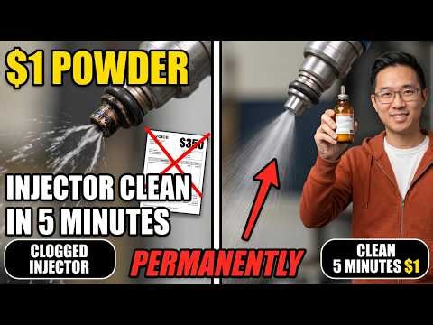 This $1 Powder Cleans ANY Clogged Fuel Injector in 5 Minutes — Mechanics CHARGE $350 For This Fix