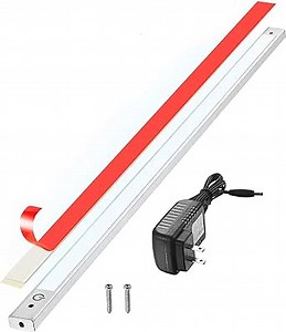 phonar 24 inch Under Cabinet Lighting LED Lamps for Kitchen Closet, LED Counter Light with Plug in Hardwired LED Lighting for Wardrobe(Cold White)