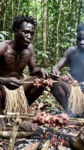 The Pygmy Forest People #youtubeshorts #trending #viral #nature #food #love