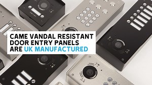 CAME UK offers you bespoke designed vandal resistant door entry panels, created to your exact requirements. ✅ Produced with expert advice ✅ Delivered in exceptional lead times from our UK manufacturing site Find out more: https://www.came.com/uk/installers/solutions/intercom-systems/entry-panels/vr#uk-manufactured | CAME BPT