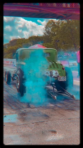 The Street Fuel Coupe Smoking the Tires at Wisconsin International Raceway! #burnout