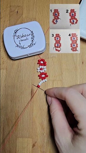 Easy Beaded Flower Bracelet Tutorial for beginners 🌺