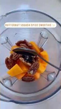 butternut squash spice smoothie ✨