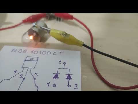 Schottky diode rectifier circuit.
